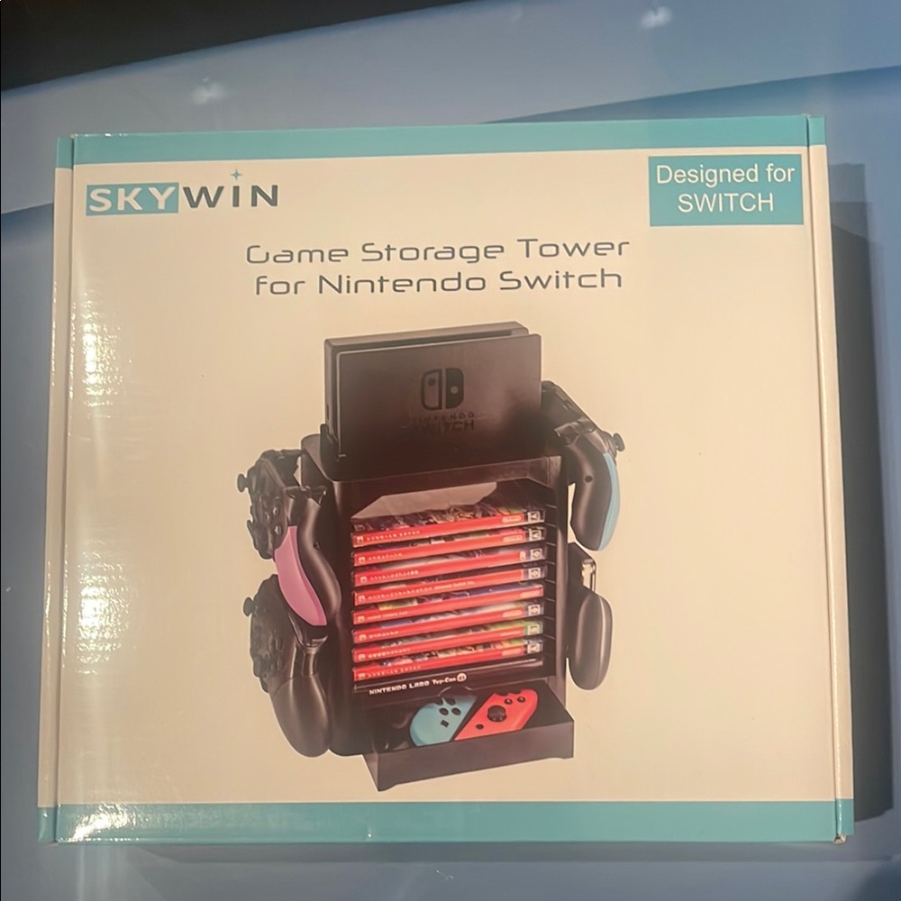 Game Storage Tower for Nintendo Switch - Black